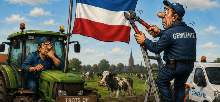 De vlag moet weg, het probleem blijft